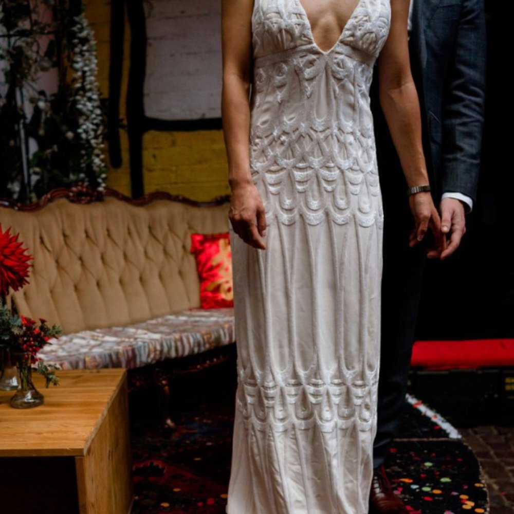 Nicole Miller Custom Wedding Dress, UK Label size 4, US size 0